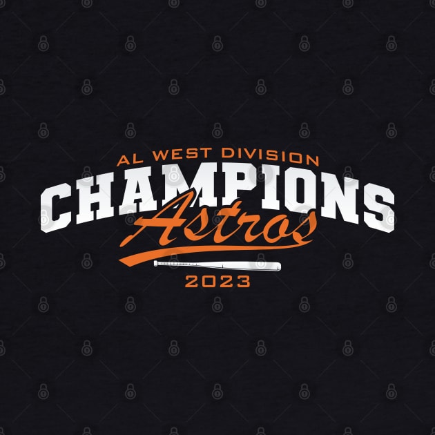 Astros AL WEST Division 2023 Champs by Nagorniak